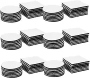 Homoyoyo 40Pcs Strong Glue Hook and Loop Self Adhesive Straps Double Sided Household Adhesive Stickers for Easy Wall and Mounting No Trace Removal
