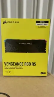 CORSAIR VENGEANCE RGB RS 64GB (2x32GB) 3600MHz DDR4 Memory CMG64GX4M2D3600C18