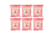 Facial Cleansing Towelettes - Pink Grapefruit by Burts Bees for Unisex - 30 Count Towelettes - Pack of 6