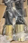 West Elm Mid-Century Adjustable Curtain Rod w/Finials Carbon/Antique Brass 48-88