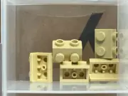 LEGO Parts - Tan Bracket 1 x 2 - 1 x 2 - No 99781 - QTY 5