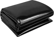 Black Pond Liner 0.13mm/5mil Waterproof Pond Liners Garden Pools Membrane for Fish Ponds, Streams, Waterfalls and Fountains, Artificial Lake Underlay(10x12m(32.8x39.3ft))