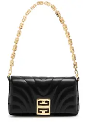 Givenchy 4G Quilted Leather Shoulder bag - Black ONE SIZE