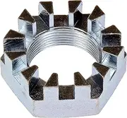 Dorman 615-216 Front Spindle Nut, Castle Style - 43 mm Hex Compatible with Select Dodge Models, 2 Pack