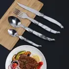Dinnerware Set Steak Knife Fork Spoon Stainless Steel Cutlery Kitchen Dessert S