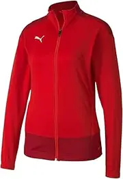 [PUMA] Women's teamGOAL 23 Training Track Jacket, Red/Chili Pepper, Medium