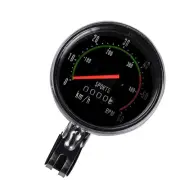 Bicycle Speedometer Bike Speed Meter Circular Universal Mechanical Accurate JF