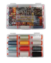 AURIfil Neutral Architexture Thread Collection 50wt 12 Large Cotton Spools