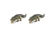 2x Schleich 7.5'' Alligator Wildlife Animal Action Figure Kids Children Toy 3-8y