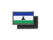 Flag patch printed badge country lesotho