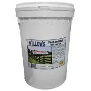 Willows Matte Black Fence Paint Post & Rail 20L Easy to Apply Brush Roll Spray