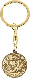 Sosoport Basketball Keychain Charm Stainless Steel Basketball Key Ring Sports Keychain Car Hanging Decoration For Players Fans Back Party Favors Bag Fillers