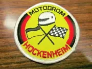 NOS Motodrom Hockenheim Sew-on or Iron-on Patch - New - Unused