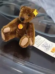 Steiff XS 1921 BROWN Teddy Bear 6cm Historical Collection 039133 NWT MINT