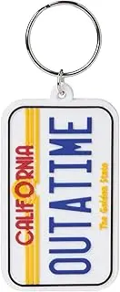 Pyramid International RK38572C Back to the future keychain (license plate), Multi-Colour, 4.5 x 6 x 1.3 cm, Multi-colour, 4.5 x 6 x 1.3 cm, Casual
