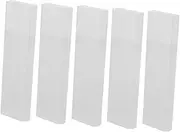 UTHCLO 5-pack Tongue Scraper Travel Case Portable Plastic Storage Box for Tounge Scrapper Reusable and Secure Closure