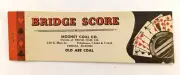 VINTAGE MOONEY COAL COMPANY URBANA ILLINOISE BRIDGE TALLY CARD BOOK