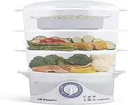 [Orbegozo] CO 4015 Electric Pressure Cooker, BPA-Free, Three Stackable Containers Including One Specially Designed for Rice, Timer up to 60 Minutes with Automatic Shut-Off, 800W Power