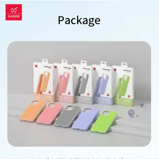 5 色 iPhone 15 Pro 手機殼 Xundd Jelly 系列防水防指防摔防刮保護殼套裝適用於 iPhone
