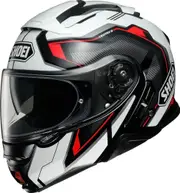 Shoei Neotec 2 Respect Helmet, grey-white-red, Size 2XS for Men Grey White Red