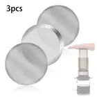 Metal Reusable Coffee Filter Mesh for Coffee Maker Espresso Maker, Silver D3O3