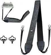 Adjustable Shoulder Strap with Aluminium Bracket, Mini 3/4 Pro Accessories, Adjustable Shoulder Strap, with M4 Screw Stainless Steel, for DJI Mavic3 2Pro, with Screen Remote Control