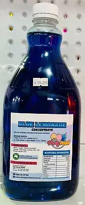 NEW Slushie Syrup - Blue Lemonade 2 litres