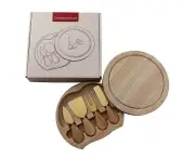 Cutting Boards Elosung Gold Premium Cheese Board Set With Knives Perfect For Entertaining