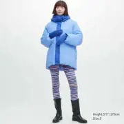 MARNI X UNIQLO Oversized Down Coat in Blue XSMALL NEW RETAIL: $250 SOLD OUT