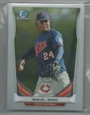 (14) 2014 Bowman Chrome Top Prospect #CTP-2 Miguel Sano MINNESOTA TWINS Lot EE