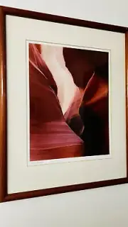 Rick Preston original signed Color photography 1986 Antelope Utah No Frame