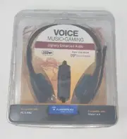 NEW Plantronics Audio 326 Stereo Wired Headset Optimized for Skype Windows Live