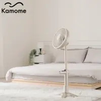 在飛比找momo購物網優惠-【Kamome】極靜音金屬循環風扇 FKLT-251D(金色