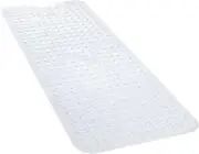 Bathtub and Shower Mats, Extra Long Non Slip Bath Mat, Bath Tub Mat with Suction