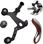 Transform Your Grinder: Aluminum Belt Sander Attachment with Gripping Power