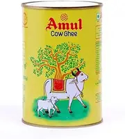 Amul Ghee MADE FROM PURE COW MILK 1 Liter (905grams)