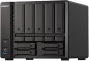 QNAP TS-h973AX 9-Bay AMD Ryzen 2.2 GHz Eight Threads Quad-Core Processor Network Attached Storage