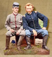 Gen. George Custer, 7th Cavalry, Civil War Tabletop Display Standee 9 1/2" Tall