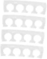 SAFIGLE Gel Toe Separators Soft Flexible Silicone Toe Dividers for Women Men Finger Separators for Nail Care
