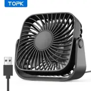 USB Mini 360°Adjustment Standing Fans 3 Speeds Desk Table Portable Fan