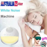 White Noise Sound Machine Sleep Therapy Relaxation for Adults Baby + 1x Eye Mask