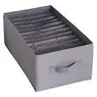 Clothes Sorting Bins Closet Space Saver Multi-compartment Clothing Storage Box