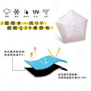 【U SHOP 雨傘店】櫻之物語碳纖傘 手開折傘 抗UV 降溫 超輕量 抗風 小包傘