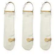 3 Pcs Onion Garlic Hanging Organizer Holder Storage Kitchen Wall Bags