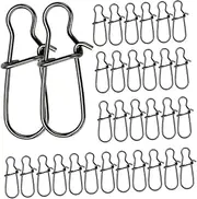 100Pcs Fishing Snaps Professional Duo Lock Clips for Daily Use Durable Fishing Accessories for Freshwater and Saltwater Fishing Gear