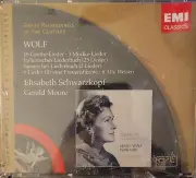 Hugo Wolf Elisabeth Schwarzkopf 2-CDs EMI 18 Geoth Lieder 62 Gerald Moore