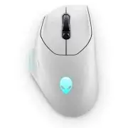 Alienware - Wireless Optical Gaming Mouse - Lunar Light