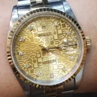 在飛比找Yahoo!奇摩拍賣優惠-勞力士 rolex 16233 電腦面 原裝十鑽