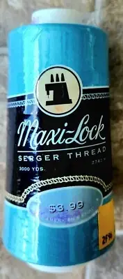 Maxi-Lock Serger Thread Radiant Turquoise New in Package