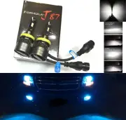 LED Kit G8 100W H8 10000K Blue Light Two Bulbs DRL Daytime Cornering Angel Eye